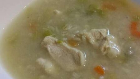 Quick Easy Chicken Barley Soup