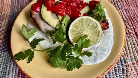 Chicken Laredo with Cilantro Cream