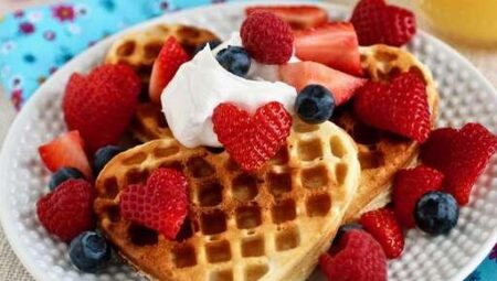 Scandinavian Sweetheart Waffles