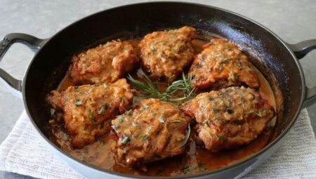 Poulet au Vinaigre (Chicken with Vinegar)