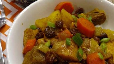 Curried Beef with Winter Vegetables