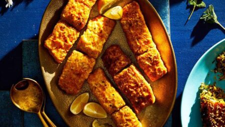 Persian Fried Fish with Saffron and Turmeric