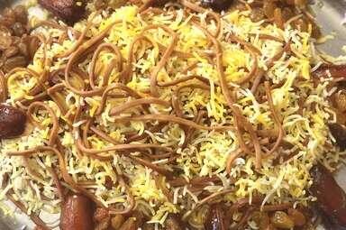 Reshteh Polo (Persian Noodle Rice)