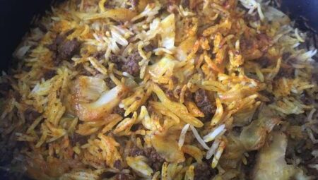 Kalam Polo (Persian Cabbage and Rice)