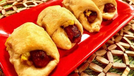 Crescent Sausage Egg Roll-Ups