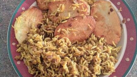 Persian Rice with Potato Tahdig