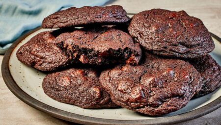 Chocolate Chocolate Chip Cookies