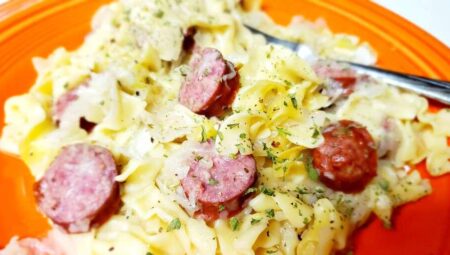 Instant Pot Haluski with Kielbasa