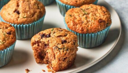 Zucchini-Chocolate Chip Muffins