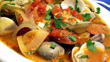 Portuguese Steamed Clams