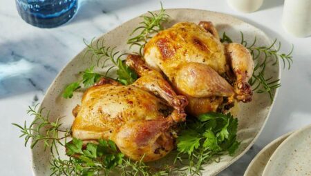 Baked Cornish Game Hens