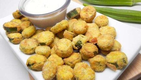 Air Fryer Fried Okra