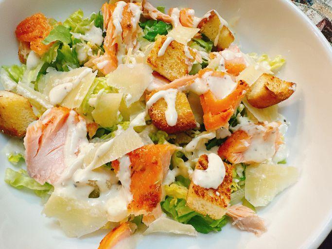 Salmon Caesar Salad