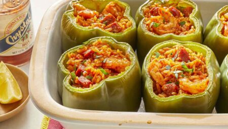 Cajun Style Stuffed Peppers