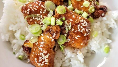 4-Ingredient Orange Chicken